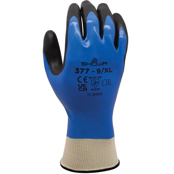 Showa 337 Nitrile Gloves Size 10/XXL