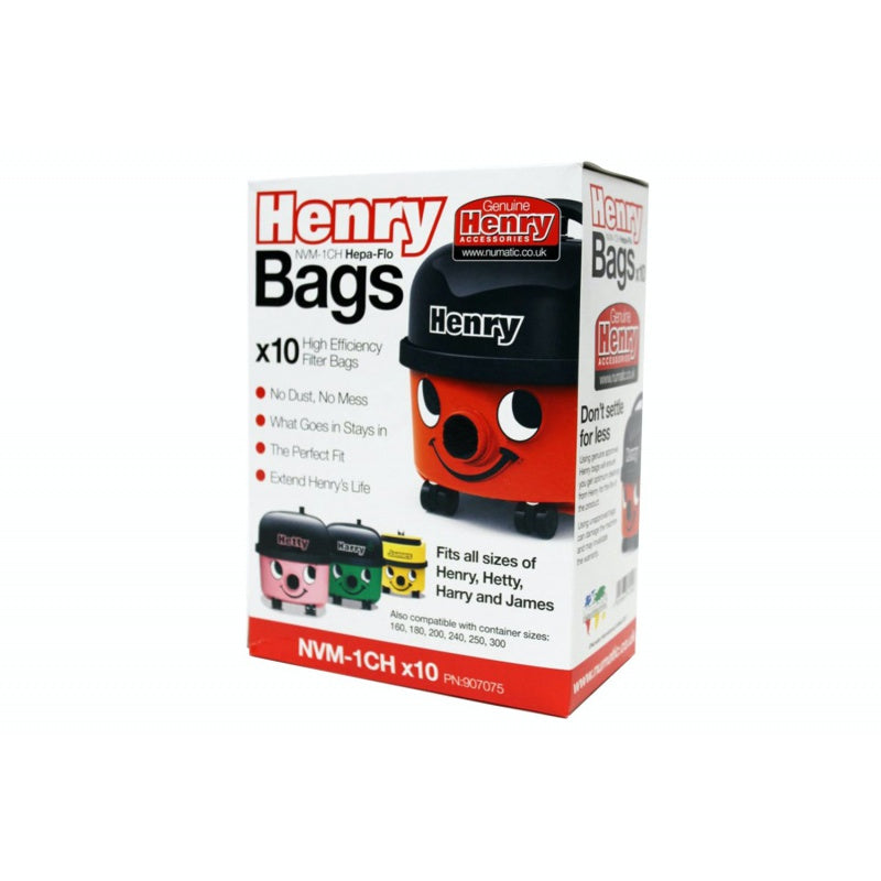 HEPA-FLO Henry Hoover Bags x10