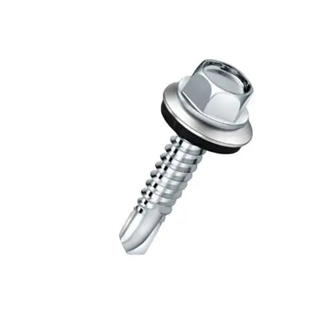 5.5X48MM Hex Self Drill Screw 2 Point Washer 100S