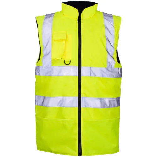 Hi-Vis Reversible Bodywarmer – Size 2XL