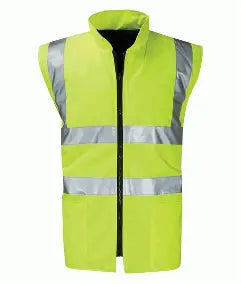 HI VIS Size L Bodywarmer Reversible