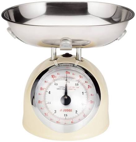 Cream Traditional Kitchen Scale (kg/lb)