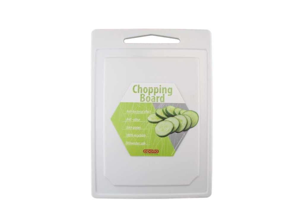 35 X 25cm LRG Polydrop Chopping Board White