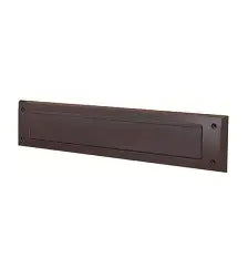 Letterplate Seal+Flap Brown