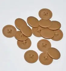 P/P Light Brown Pozi Cap Covers (10)