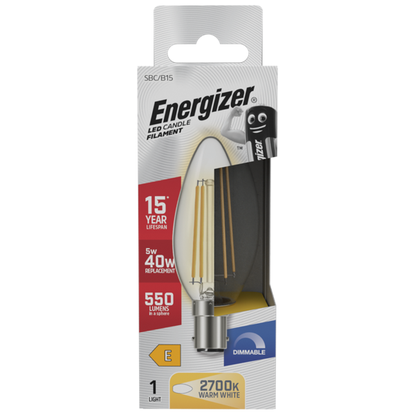 Energizer LED 40W Warm White Dimmable Bulb