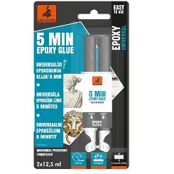 Metal Epoxy Syringe 2X12.5ML