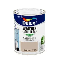 Dulux W/shield Ext Satin Modern Stone 750ml