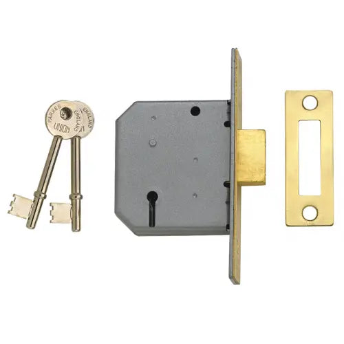 Union 3 Lever Mortice Deadlock 3" SC