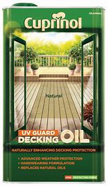 Cuprinol UV Guard Decking Oil Natural 5L