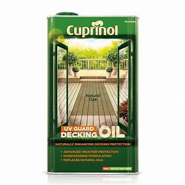 Cuprinol UV Guard Decking Oil Natural Oak 5L