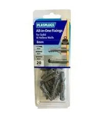 Plasplugs All in One Multi Fixings 52 Pce