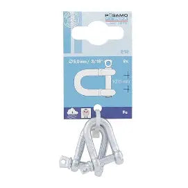 Posamo D Shackle 6MM ZP Pack 2