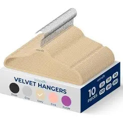 Premium Velvet Clothes Hangers 10Pk