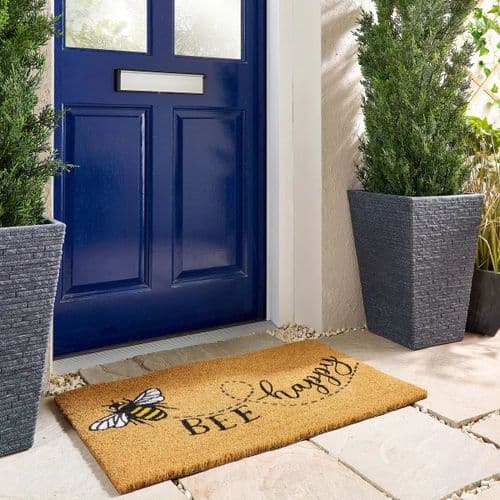 Be Happy Outdoor Mat 45x75cm