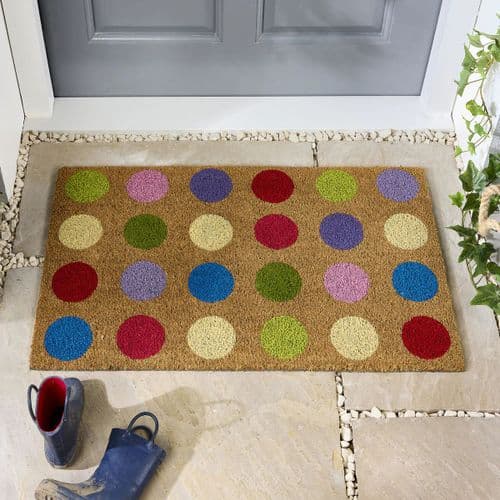 Spots Coco Outdoor Doormat 45x75cm