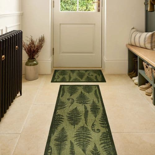 My Green Fern Runner Nylon Mat 50x150cm