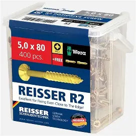 Reisser R2 5MMX80MM Tub 400Pce