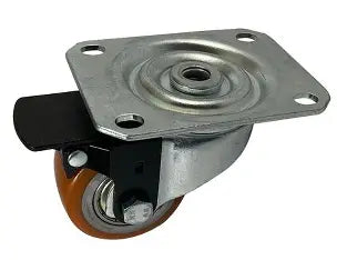 60mm Rubber Braked Castor