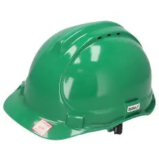Safety Helmet Green Clear