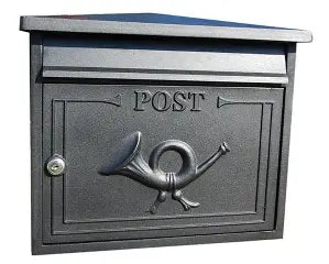 Shannon Post Box Black 410X263X95