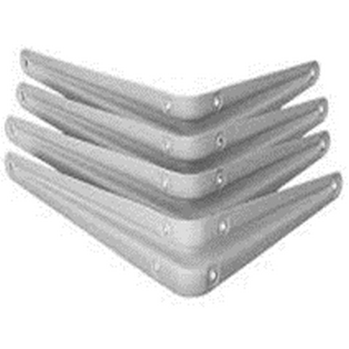 White Shelf Bracket 8x6''