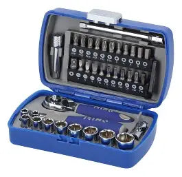 Irimo 58pc 1/4'' & 1/2'' Socket Set