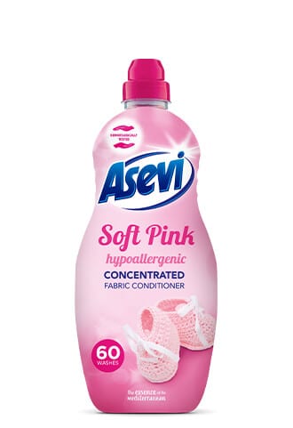 Asevi Soft Pink Fabric Softener 1380ml