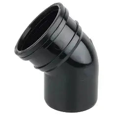 Soil Bend D/S 45 Deg Black