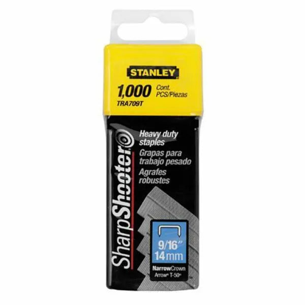 Stanley 14mm Heavy Duty Staples PK 1000