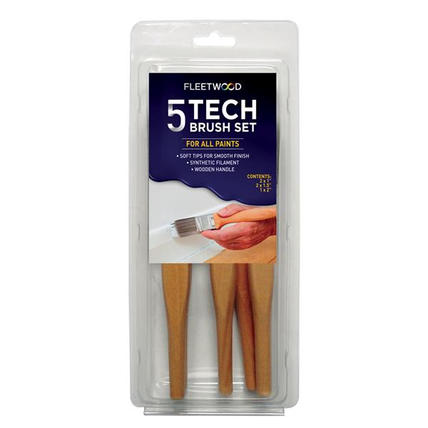 Fleetwood Tech Brush Set 5Pce