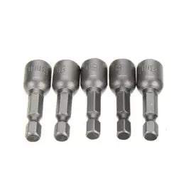 Truper 8MM Nut Driver Socket Bit Set 5