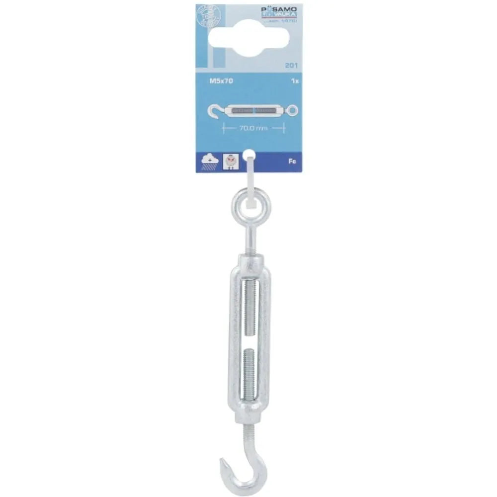 Posamo Turnbuckle M8X110MM Zinc Plated