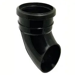 Wavin Pipe Shoe/Toe Black