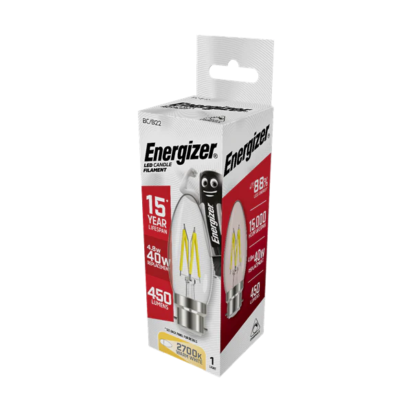 Energizer LED 5W (40W Equivalent) Warm White Dimmable Bulb