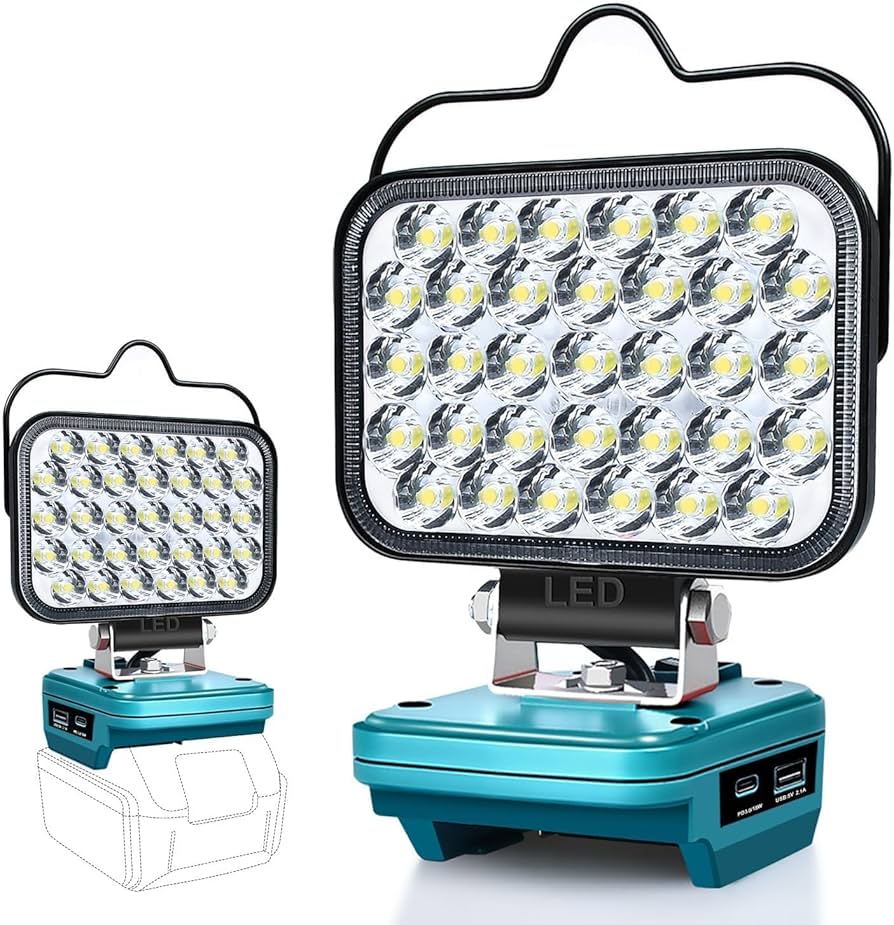 18V Battery LED Area Work Light