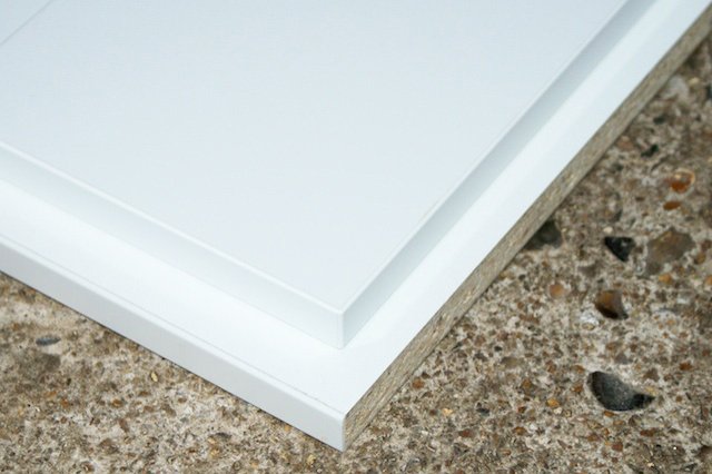 12'' X 96'' White Shelf/Panel Plast