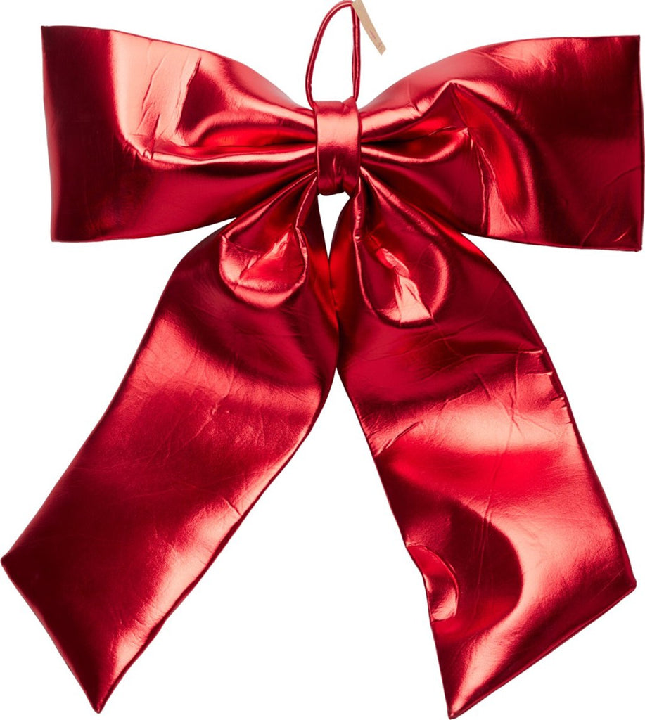 Large Red Door Bow 68x80cm