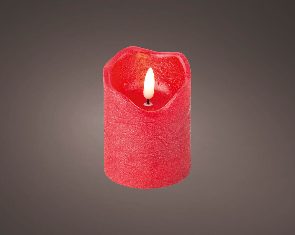 9cm Flameless LED Candle in Red