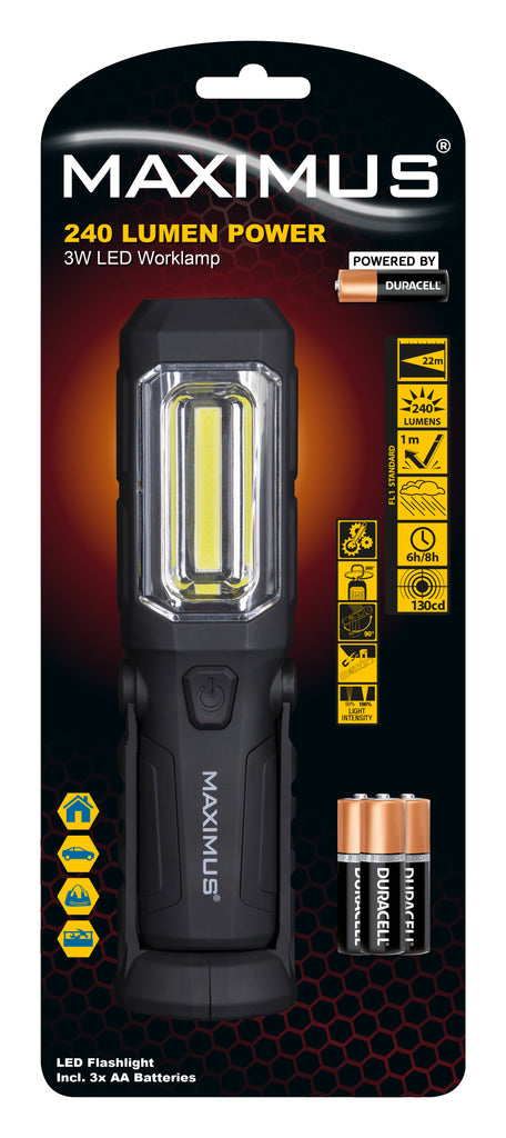 Maximus LED Worklamp 3W+1W 240+60lm