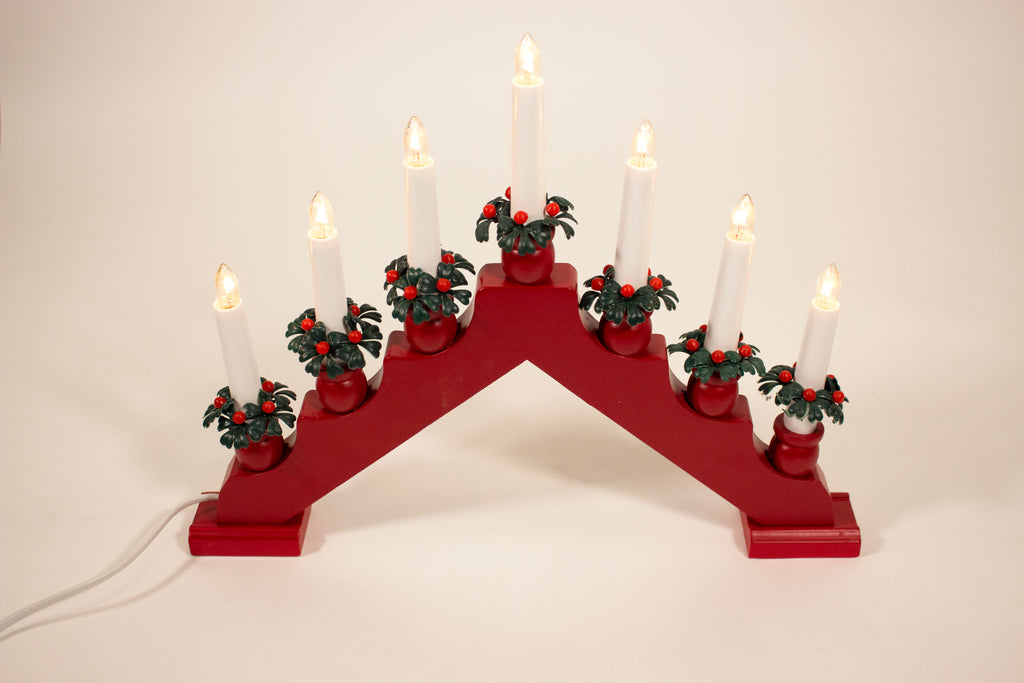 40.5cm Candle Bridge Red