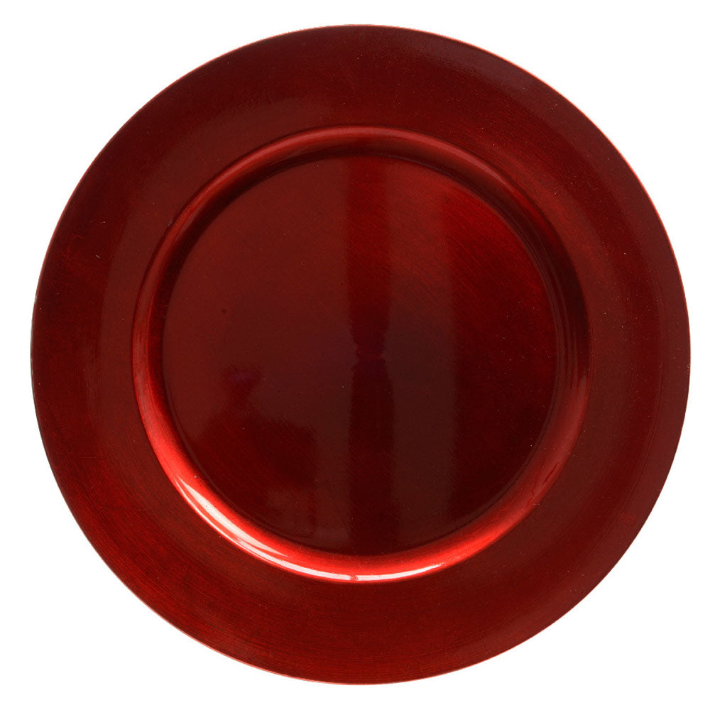 Charger Plate Red