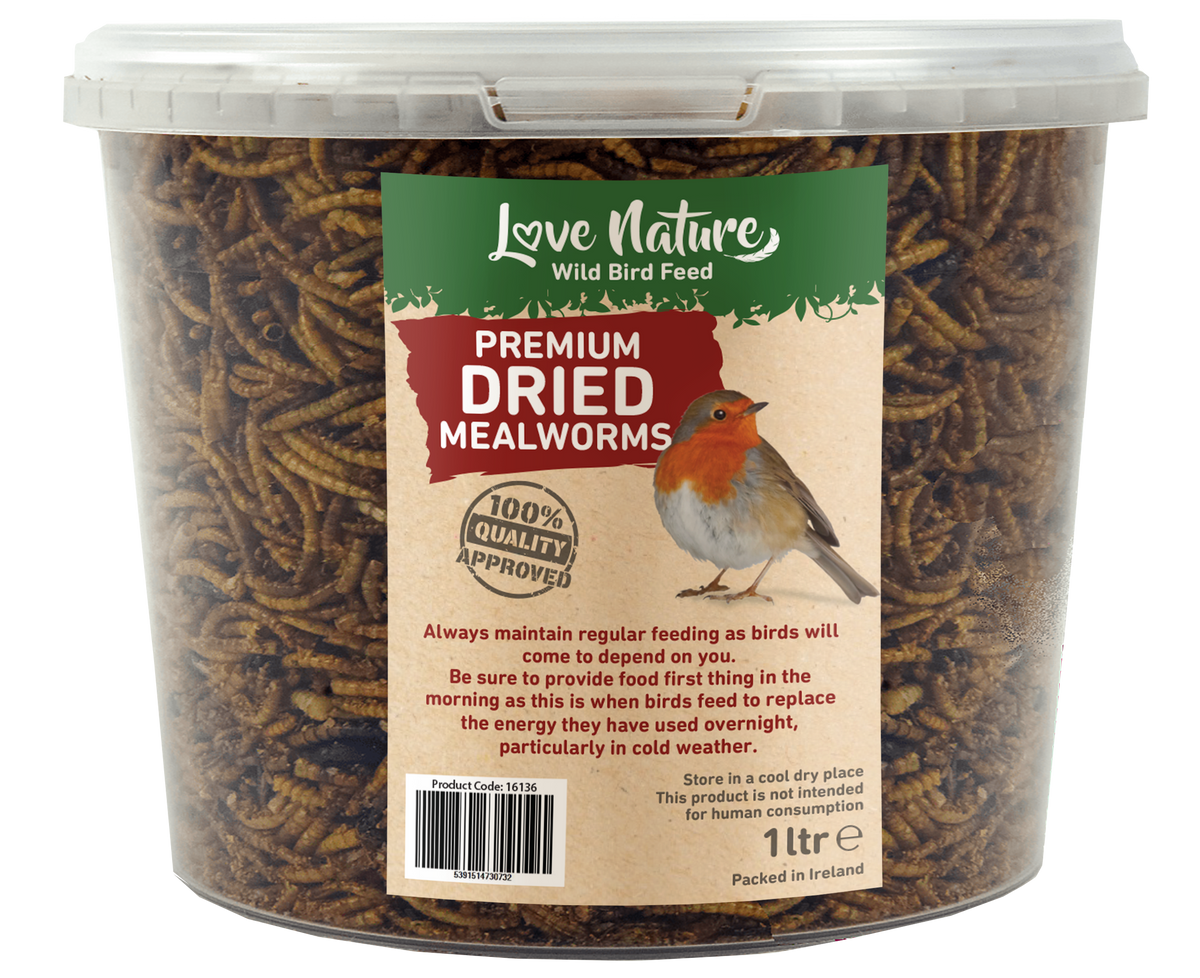1L Tub Dried Mealworms burkes_Hardware