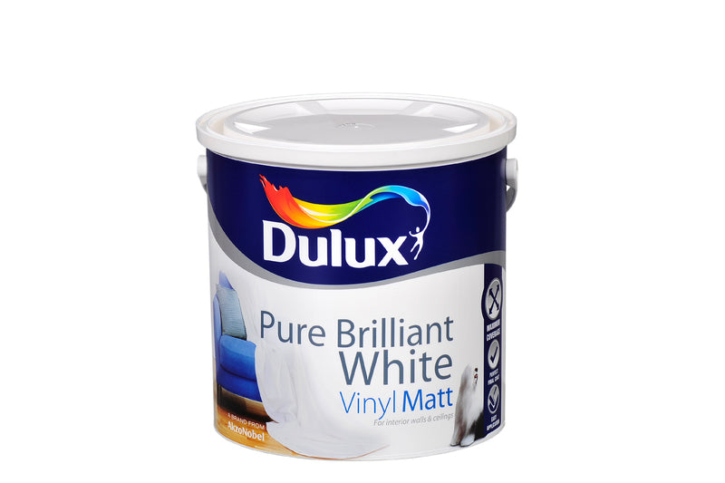 Dulux Vinyl Soft Sheen Pure Brilliant White  2.5L