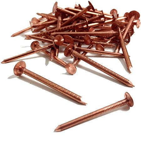 Copper Slate Nails 3.35 X 38mm - burkes_Hardware