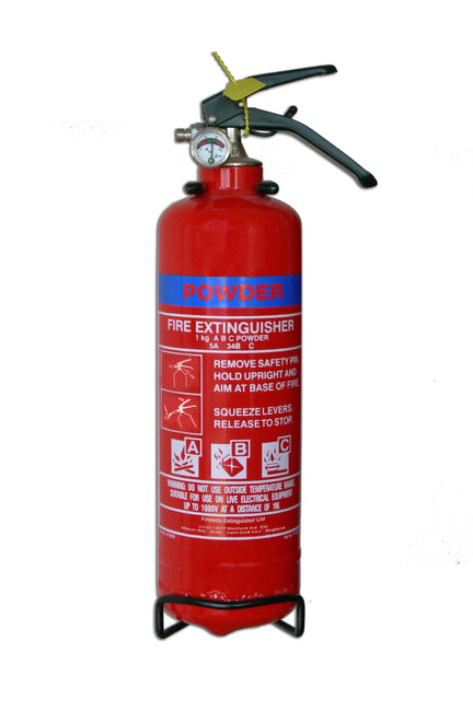 Fireblitz 2kg Dry Powder Extinguisher - burkes_Hardware