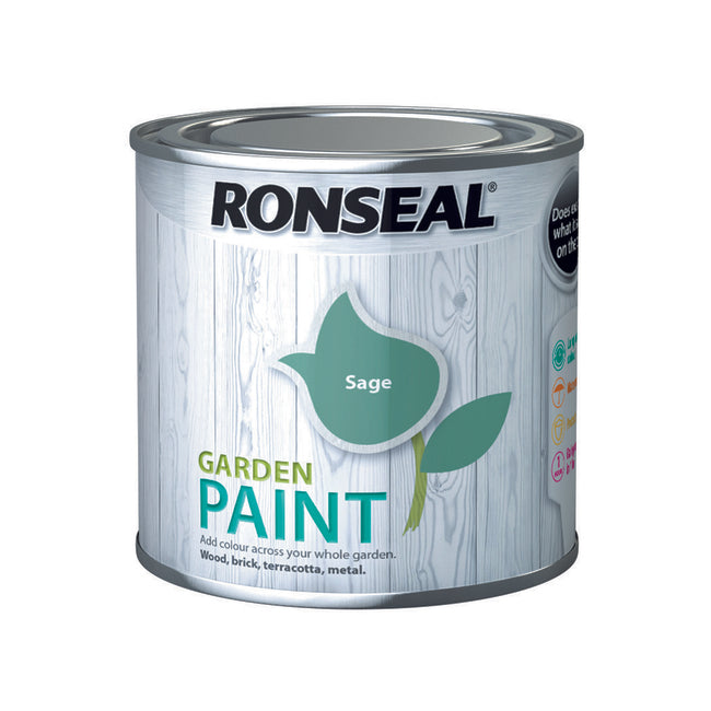 Ronseal Garden Paint 250ml Sage - burkes_Hardware