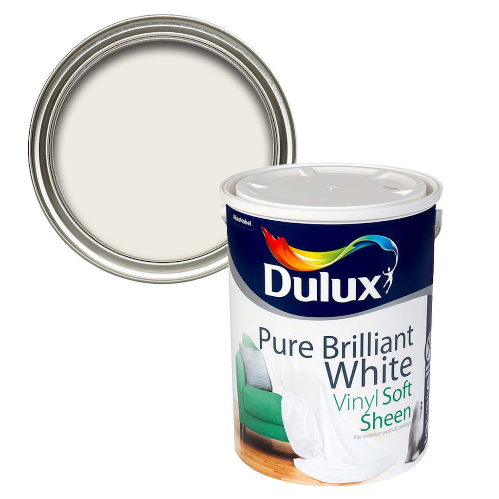 Dulux Vinyl Soft Sheen Pure Brilliant White  5L