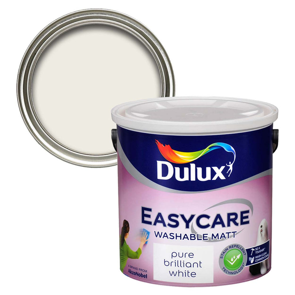 Dulux Easycare Pure Brilliant White 2.5L