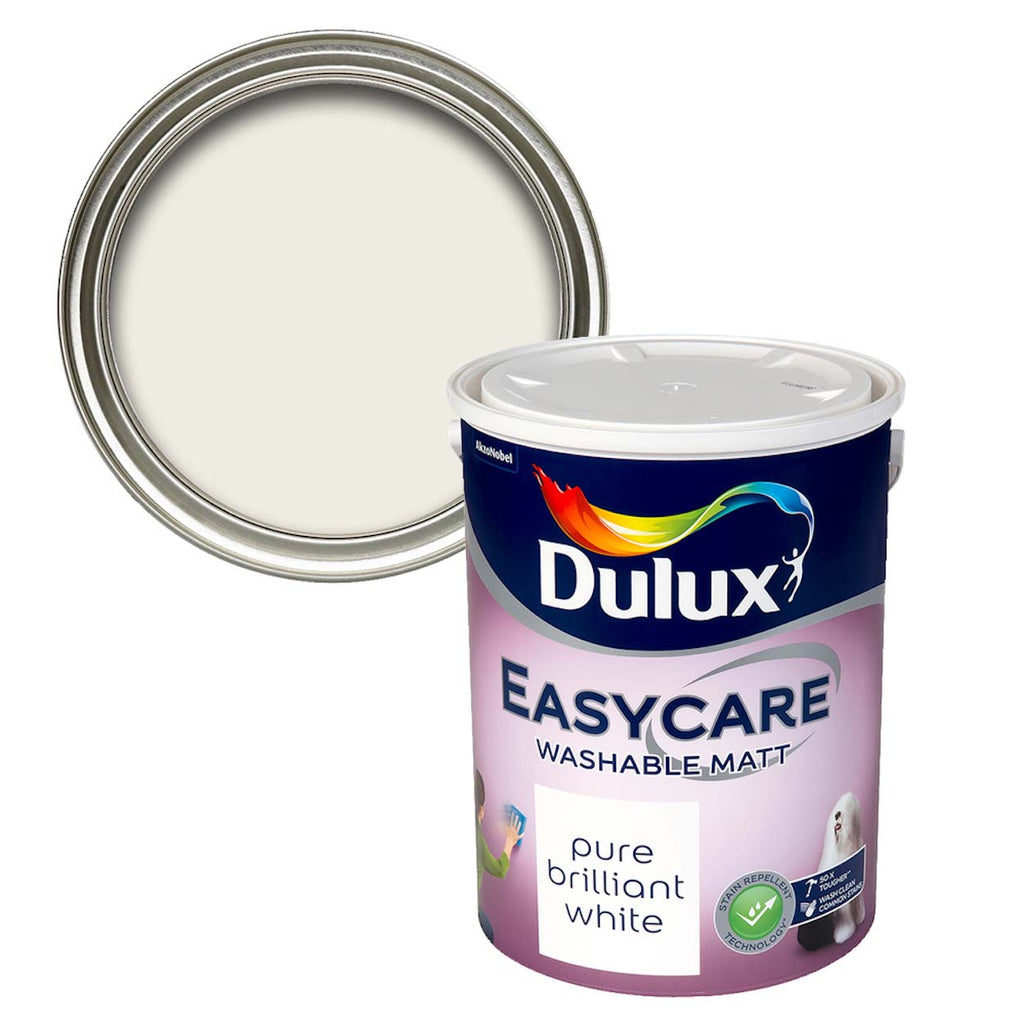 Dulux Easycare Pure Brilliant White 5L